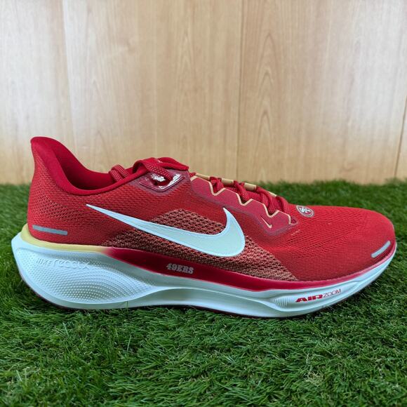 Nike Air Zoom Pegasus 41 FZ5070-600 Men’s US 14 Red Gold 49ers New Without Box main image 6